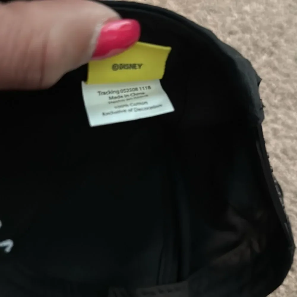 Disney Youth Mickey Hat with ears! Like new! OSFM adjustable back